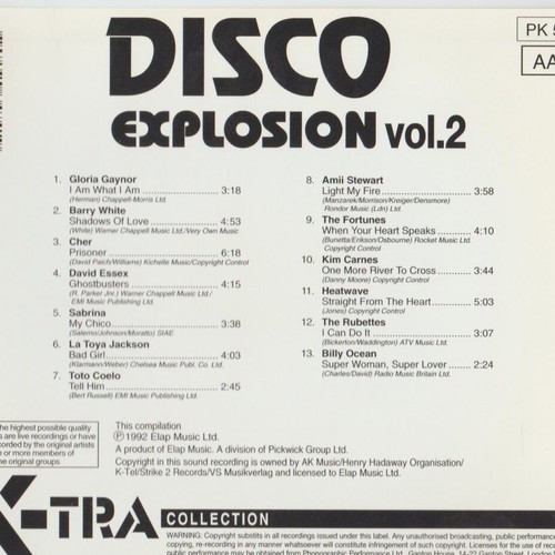 Disco Explosion Vol. 2 CD like new 1992