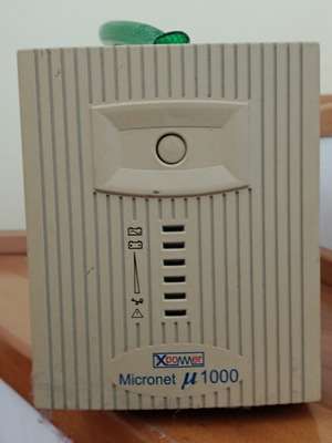 Micronet μ1000 UPS 600W 1000VA, line-interactive με AVR