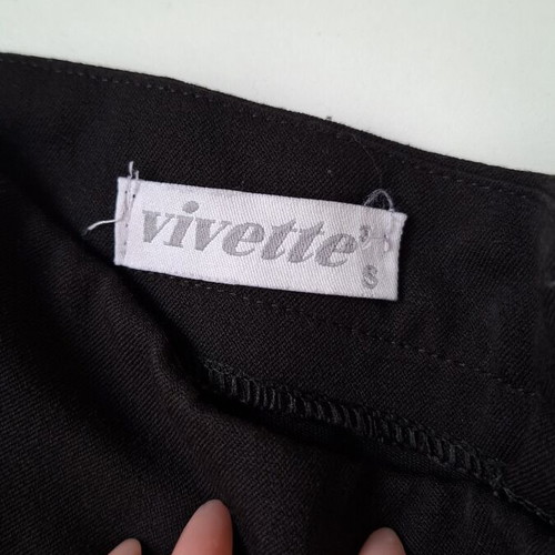 Skort black, lined, like new, size S