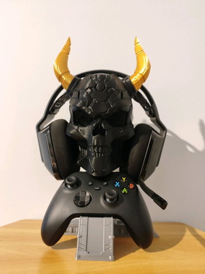Βάση στήριξης SciFi Skull για ακουστικά και χειριστήριο PS4/PS5/XBOX καινούργια