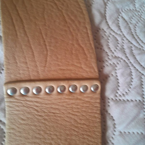 Leather belt 120 like new brown
