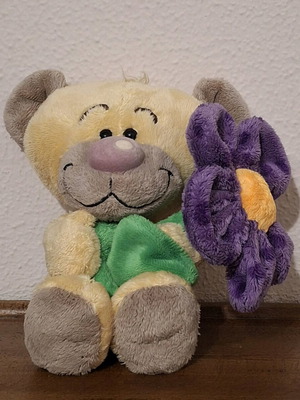 Pimboli plush doll with flower like new 23cm