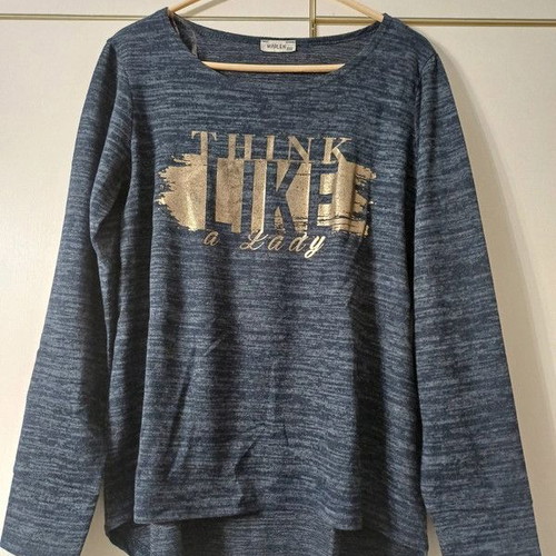 Marlen shirt blue/purple one size like new