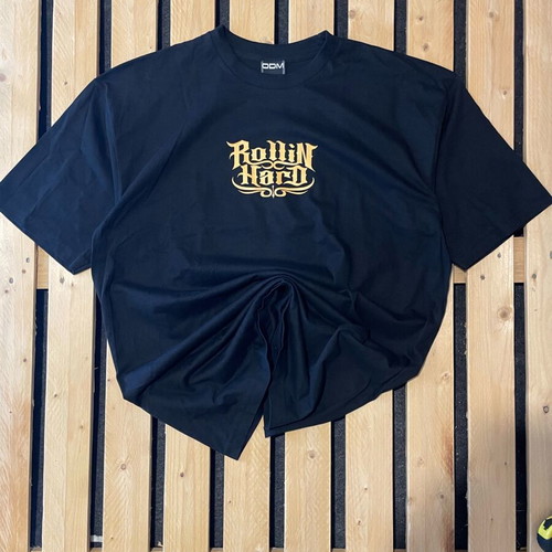 Rollin Hard Lowrider Graphic Tee size XL like new, black