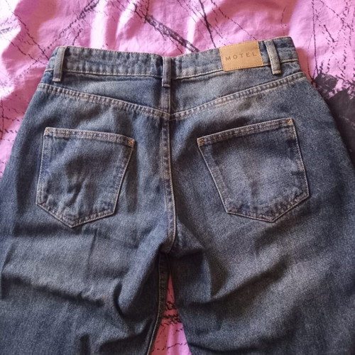 Motel Baggy High Waist Denim Jeans like new, size M, black
