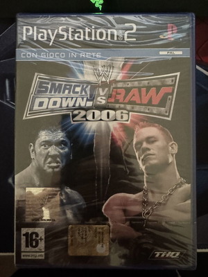 WWE SmackDown vs Raw 2006 PS2 παιχνίδι καινούριο ιταλική έκδοση