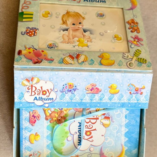 Baby photo album for boy new