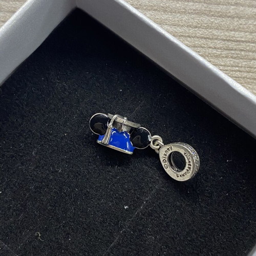 Pandora Disney Graduation Charm like new, blue and silver