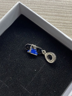 Pandora Disney Graduation Charm like new, blue and silver
