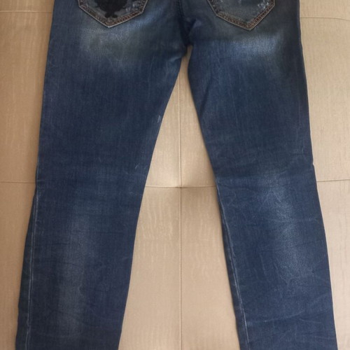 Rossodisera jeans used, size L, blue with Pink Woman tank top gift
