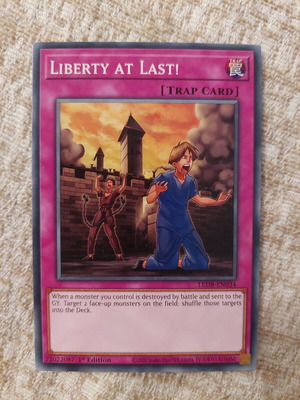 Yu-Gi-Oh Liberty at Last κάρτα σαν καινούργια