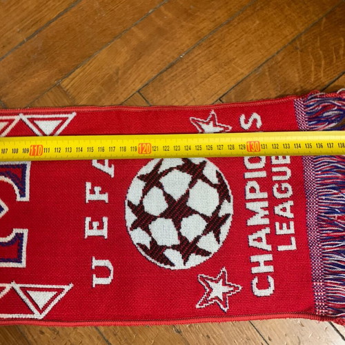 Olympiakos scarf Champions League 1997 used, official replica