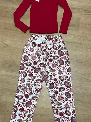 Hunkemöller pants and top set new, red