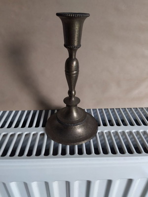 Candlestick used 18cm brass