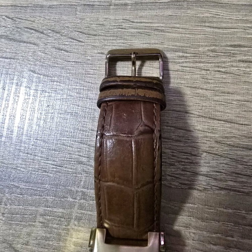 Visetti brown watch used, functional with leather strap