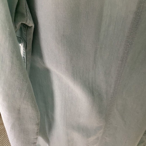 Long denim shirt like new, size L, blue