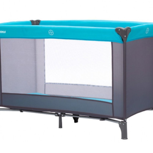 Fillikid playpen used with Greco strom mattress