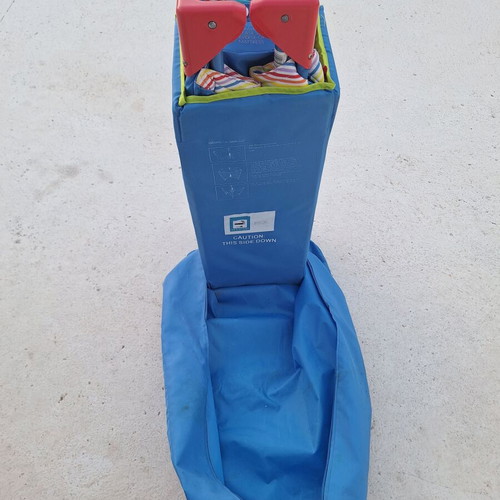 ELC folding travel cot park bed used