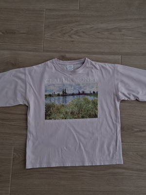 Zara long-sleeve shirt used, lilac, size 10 years