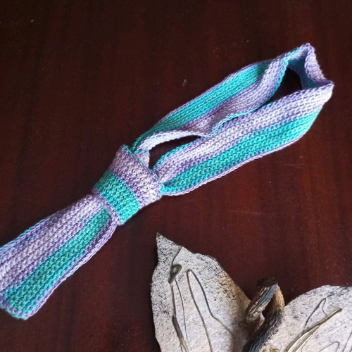 Knitted scarf-tie handmade made to order