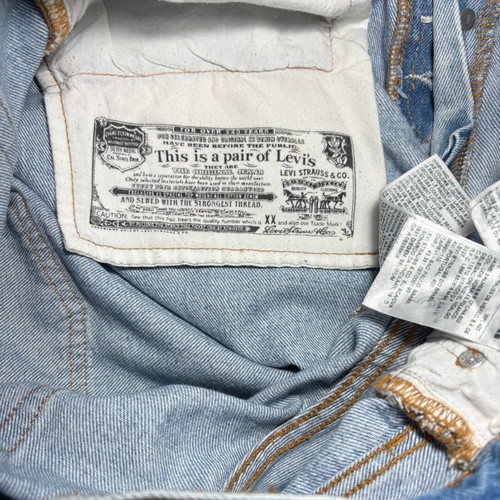 Levi's 501 Distressed Jeans like new, light wash