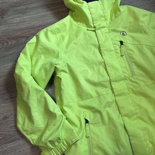 Volcom Elias snowboard jacket used, size M, green
