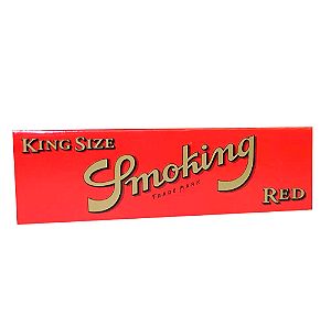 ΤΣΙΓΑΡΟΧΑΡΤΟ SMOKING ΚΟΚΚΙΝΟ KING SIZE 98mm 33 ΦΥΛΛΩΝ (01467)