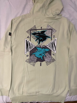 Maui & Sons sweatshirt with hoodie men’s L like new green