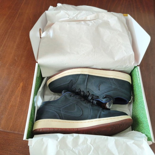 Nike Air Jordan 1 Low SP x Eastside Golf sneakers, Midnight Navy, size 40