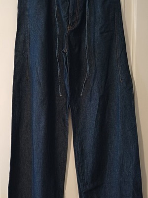 Zara jeans size M 38 like new, blue, wide leg