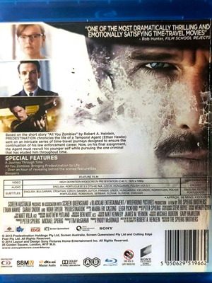 Predestination Blu-Ray ταινία μεταχειρισμένη, επιστημονικής φαντασίας θρίλερ με Ethan Hawke