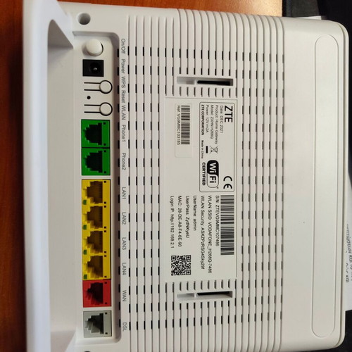 Modem Router ZTE ZXHN H268Q Vodafone like new with Wi-Fi 6