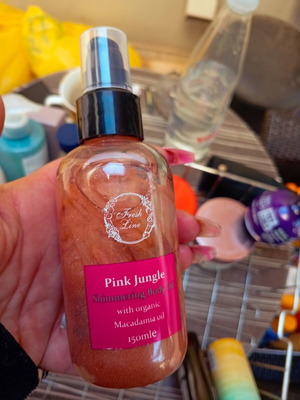 Fresh Line Shimmering Oil Pink Jungle 150 ml new