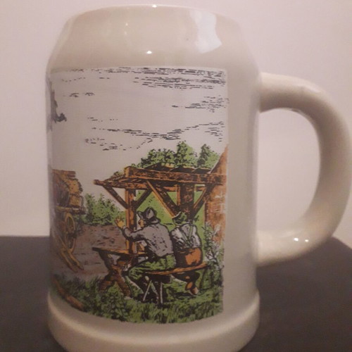 Hopfen und malz beer mug used