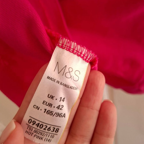 M&S Collection Polo Shirt XL like new, fuchsia