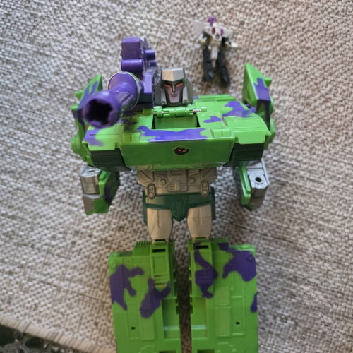 Transformer Megatron G2 green tank figure Hasbro 1992 vintage