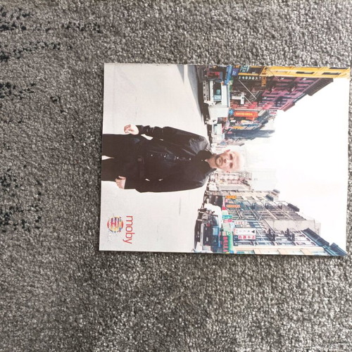 Moby/FiSichella double-sided poster like new
