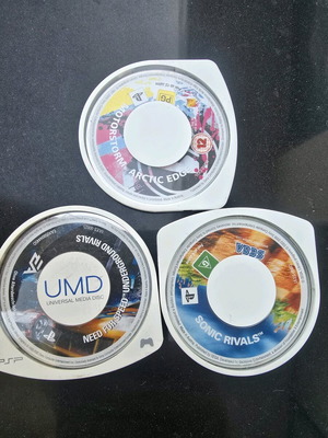 Παιχνίδια PSP μεταχειρισμένα, πακέτο 3, με κουτί