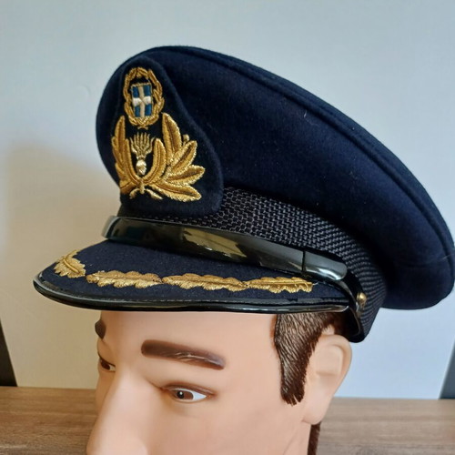 Greek Army Officer's Cap used, official uniform 1974-1978