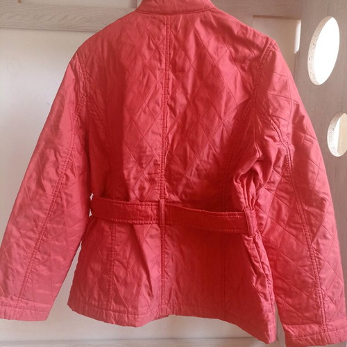 Authentic cloting women's transitional jacket red like new, size L