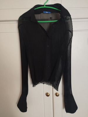 A.L.E. transparent black shirt vintage, like new, size L