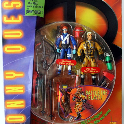 Jonny Quest Battle The Blaze JQ6 Galoob figure new, sealed