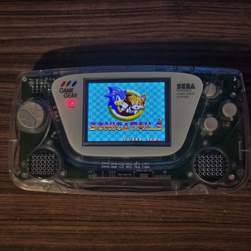 Sega Game Gear IPS Mod handheld console, refurbished