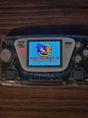 Sega Game Gear IPS Mod handheld console, refurbished