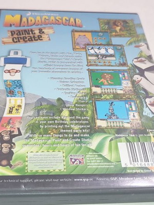 Madagascar Paint & Create PC used game