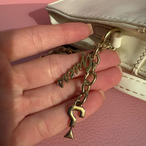 Guess small crossbody bag used, white with minor wear