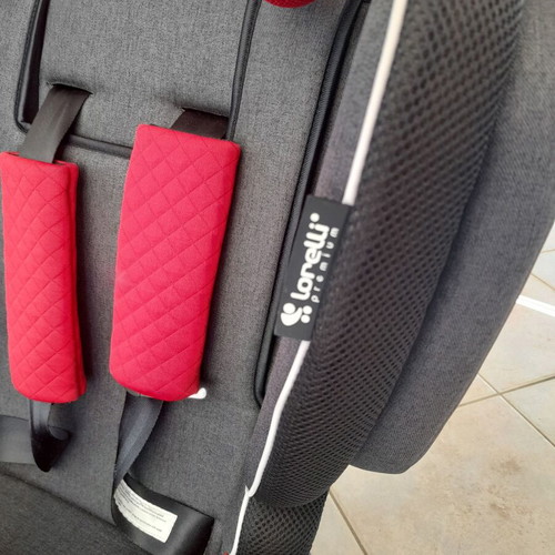 Lorelly Magic Premium+SPS car seat new, red/grey, 9-36 kg