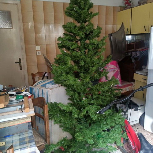 Christmas tree like new, height two meters