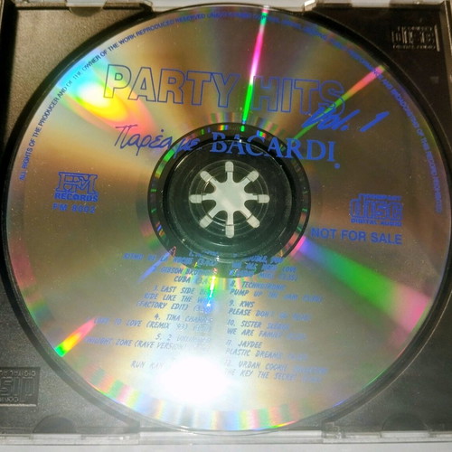 Party Hits Vol 1 Pareá me Bacardi CD used