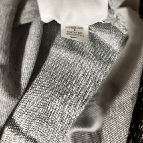 Nike polo shirt like new, size small, white and grey